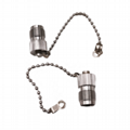 metal material with chain TNC protector TNC protect cover TNC male dust cap 1
