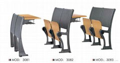 Student desks and chairs