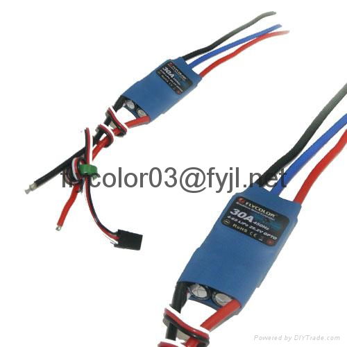 SimonK 30A ESC OPTO mini ESC 400HZ 2-6S lipo ESC for brushless motor Muticopter  2