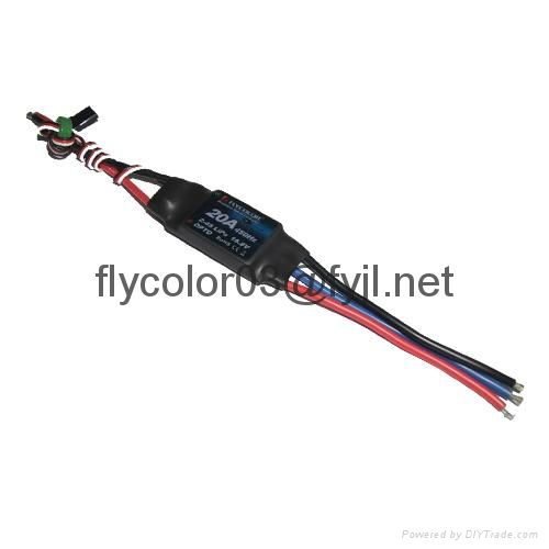 FLYCOLOR SimonK 20A 2-4S OPTO ESC 600HZ for brushless motor Muticopter Quadcopte 3