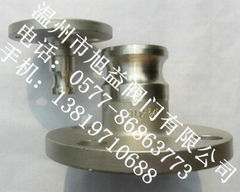 F type male threaded end camlock couplings