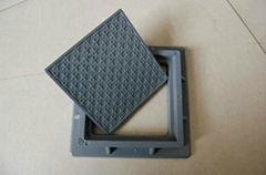 Polymer square manhole cover