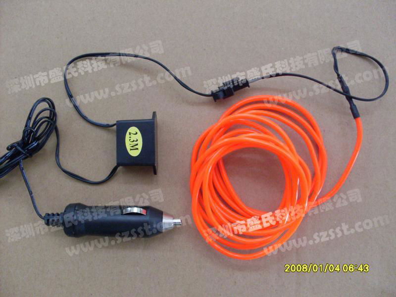 el wire and 12V inverter