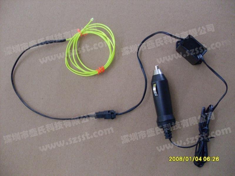 el wire and 12V inverter 2