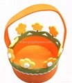High Quality New Felt  Easter Felt Basket Children Gift Promotion Home Decor 3
