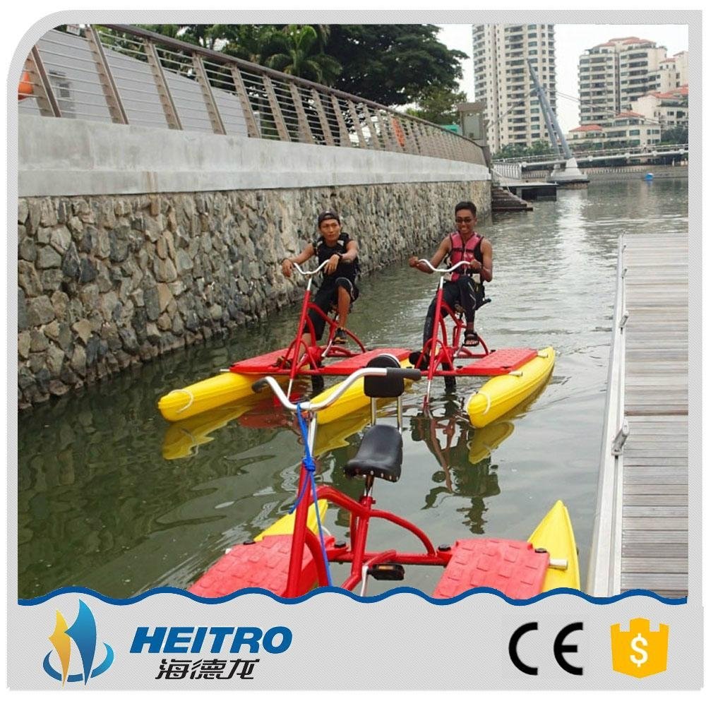 Manufacture offer double seats water pedal bike 3