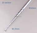 10 SECTION Telescopic Aerial Antenna F connector Diameter 10MM 4