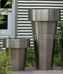 stainless steel flower pot