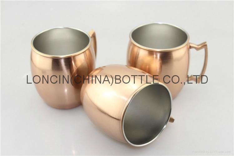 Moscow mule in copper mug,moscow mule mug russian standard,oval shape copper mug
