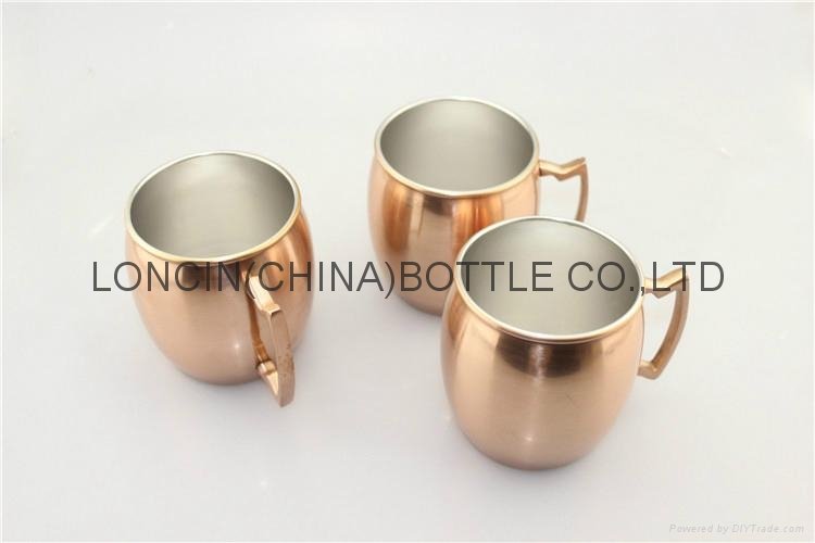 Moscow mule in copper mug,moscow mule mug russian standard,oval shape copper mug 2