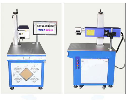  3-5mW 355nm UV Fiber Laser Marking Machine for glass