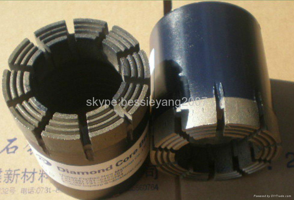 Diamond core drill bit