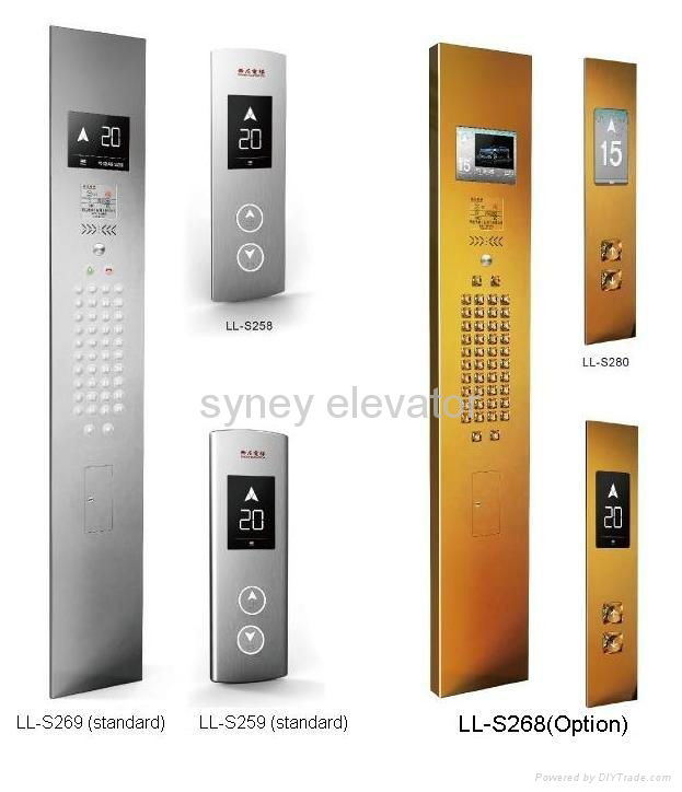  Passenger Elevator with Mirror Etching Finish for House (LL-010) 2