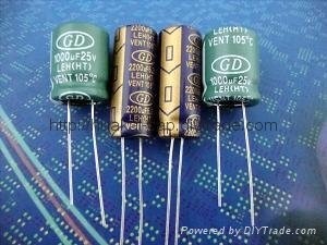 Long life and high temperature resistant electrolytic capacitor 4