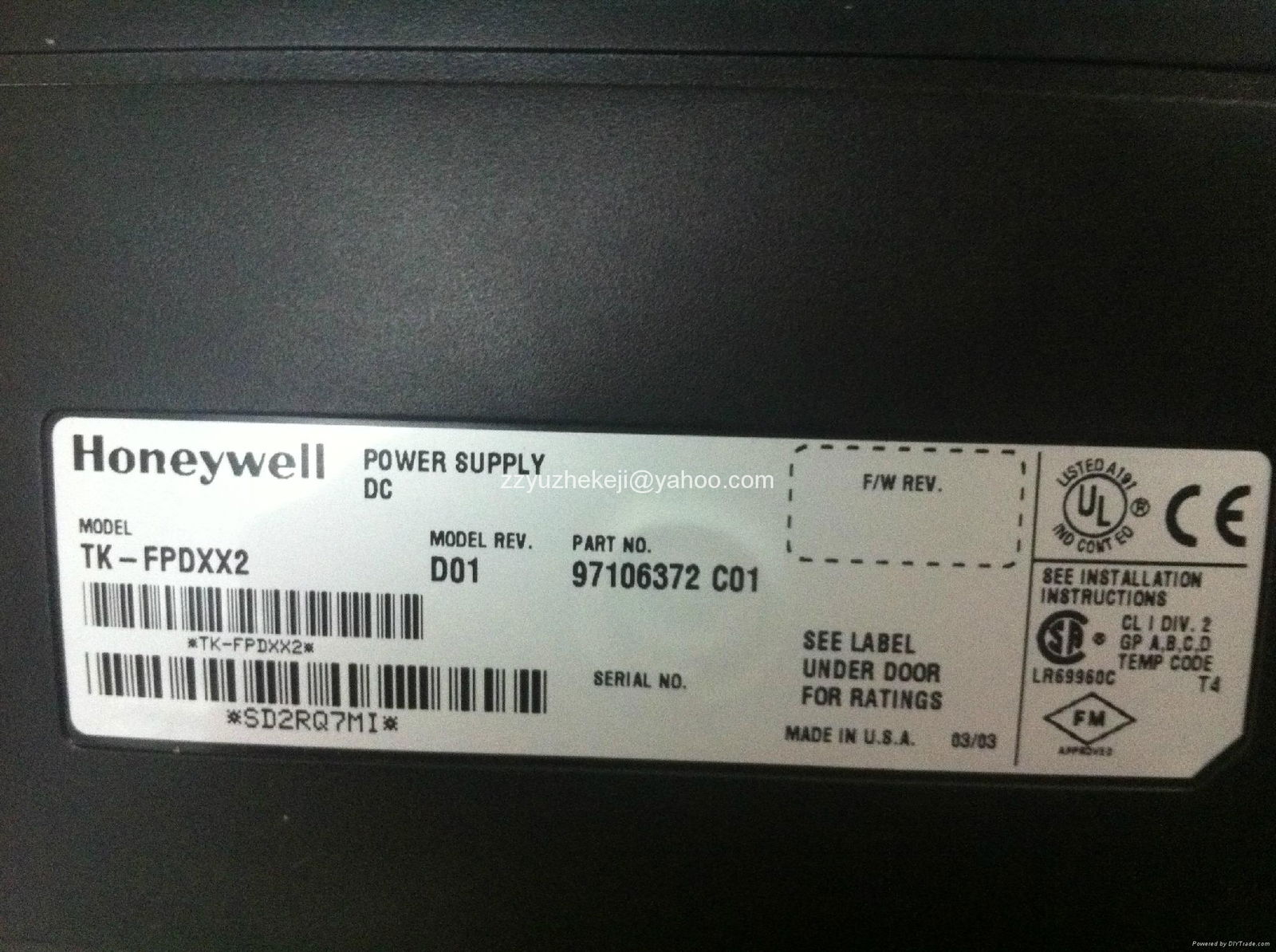 Honeywell DCS TC-FPDXX2 2