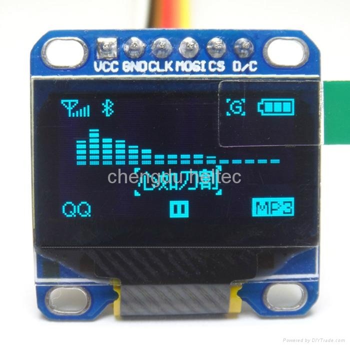 0.96 blue SPI communication OLED module for arduino/STM32 - HTDS-BS96 -  heltec (China Manufacturer) - MP3 Player - Digital Products Products