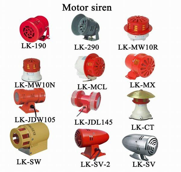 Industrial motor siren,Electric sirens,Signal Sirena, LKCT LION