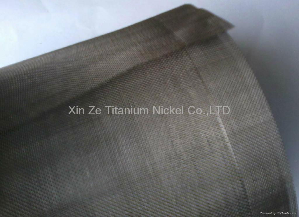 Titanium net used for water treatment