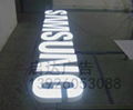 LED luminous characters resin 1