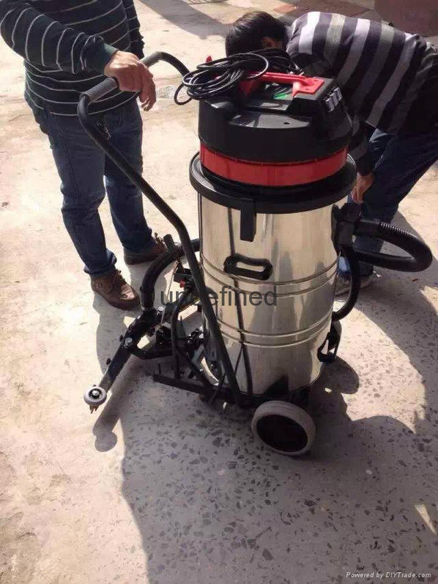 鑑崧吸水機80L吸塵器固化環氧地坪吸塵吸水機2000W大功率大容量V1