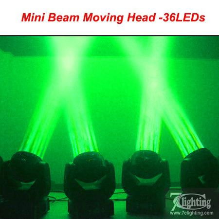 36x3W Moving Head Beam Light Mini Stage Light 5