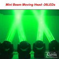 36x3W Moving Head Beam Light Mini Stage Light 5