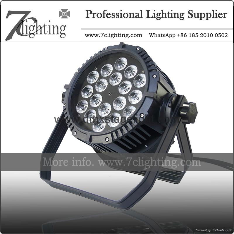 18x12W LED PAR RGBW Outdoor LED Project Light