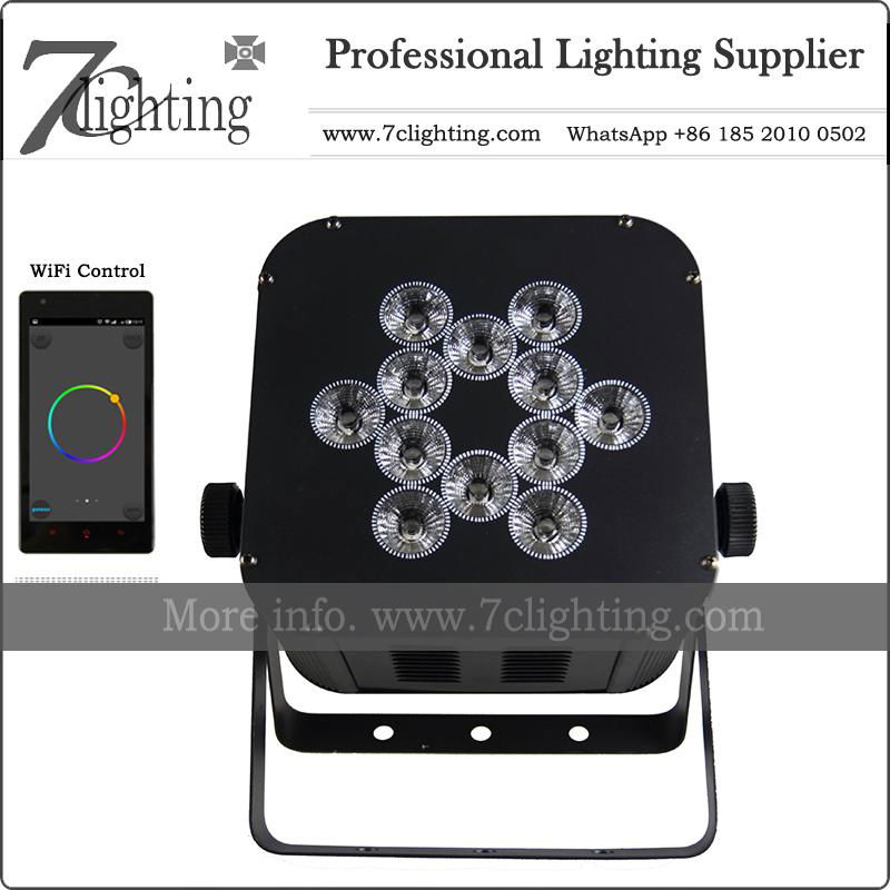 Battery LED Lighting Wireless WiFi LED PAR Light 5