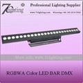 24x15W RGBWA LED Wall Washer DMX LED Bar