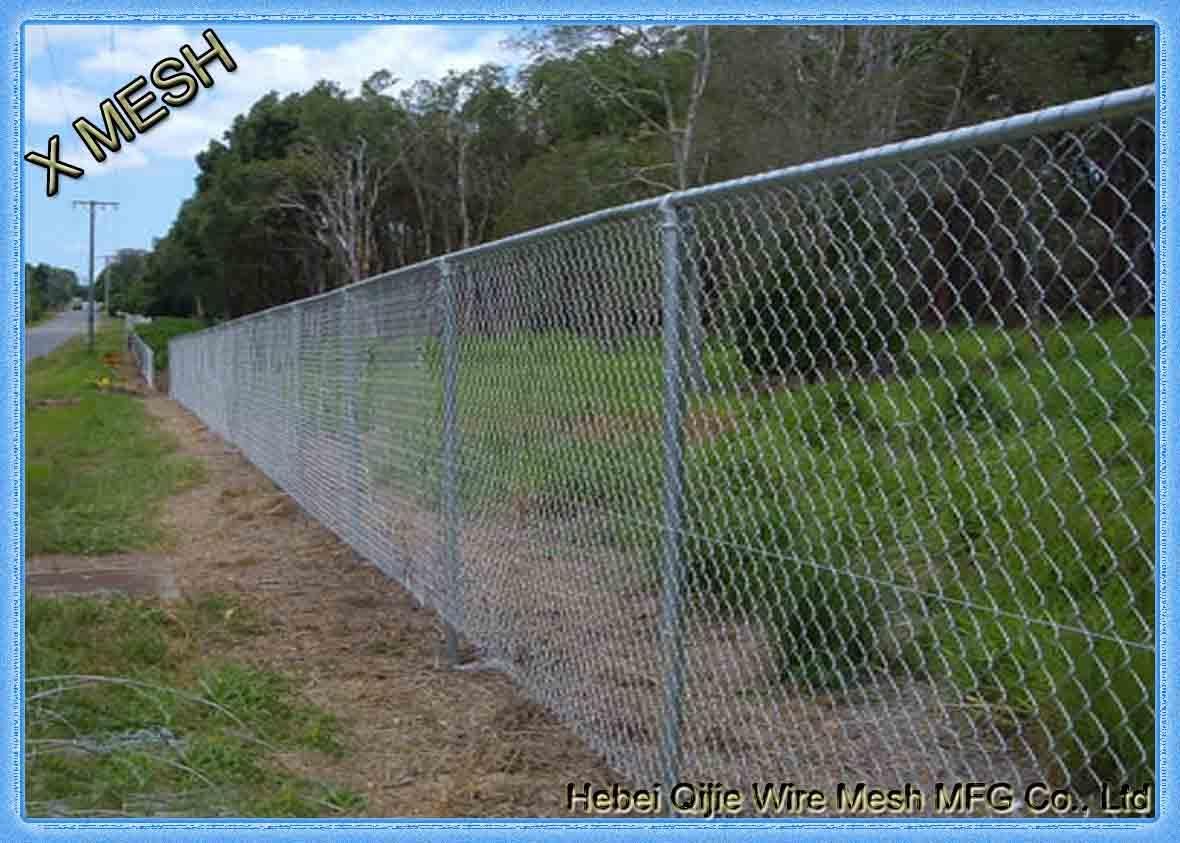 A392 50x50mm heavy galvanized coating chain link fence 5