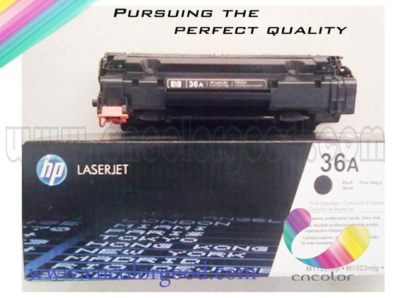 HP Laser toner cartridge CB436A