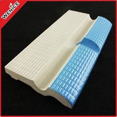 Finger-grip pool tile with safety marking