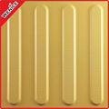 Yellow stripe line type tile for train