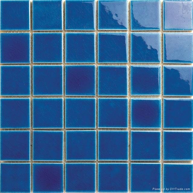 Baltic blue Mixed colors mesh backed mosaik  2
