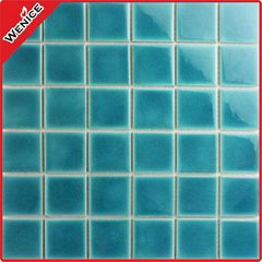 Mint color tile mosaic in Net Paster 