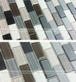 Rectangular glass mosaic blend 2