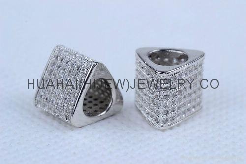CZ micro pave charms,CZ micro pave oval beads,oliver,round,square,diamond beads 3