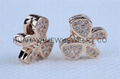 butterfly micro pave beads,micro pave CZ