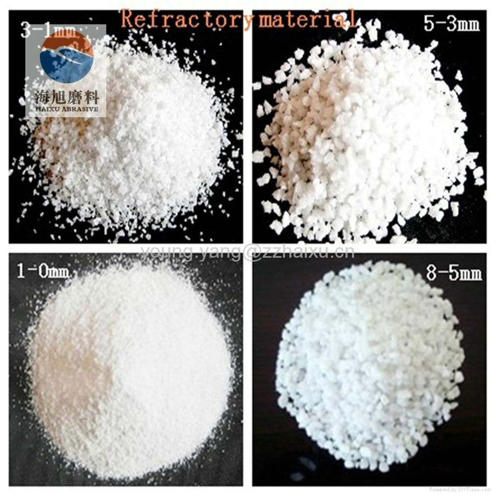 Refractory grade white fused alumina sand  2