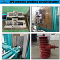 APG machine for insulated pull rod