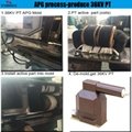 Low noise resin transfer molding machine for current transformer
