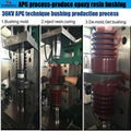 Low noise resin transfer molding machine for current transformer 7