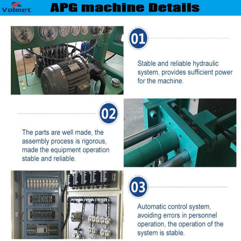 apg epoxy resin clamping machine for Medium Voltage Instrument Transformer 4