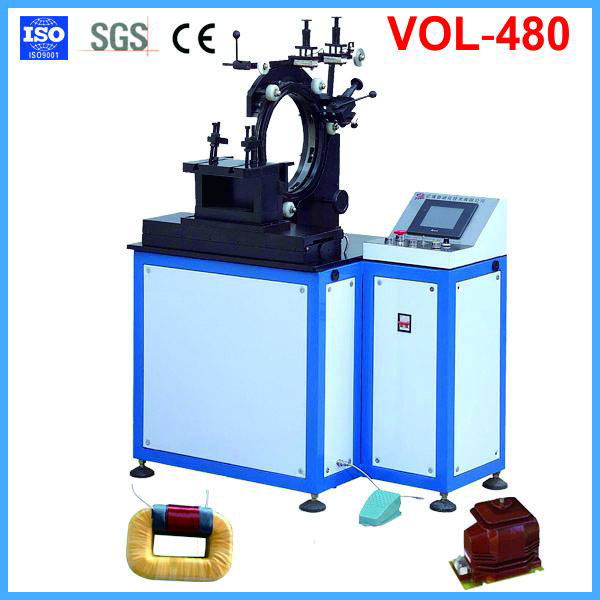 Professional manufacture cnc coil winding machine for toroidal current transform