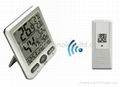 Wireless Weather Station Clock with 8 channel 2