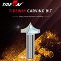 TIDEWAY TOOLS Carving Bit bottom cleaning router bit