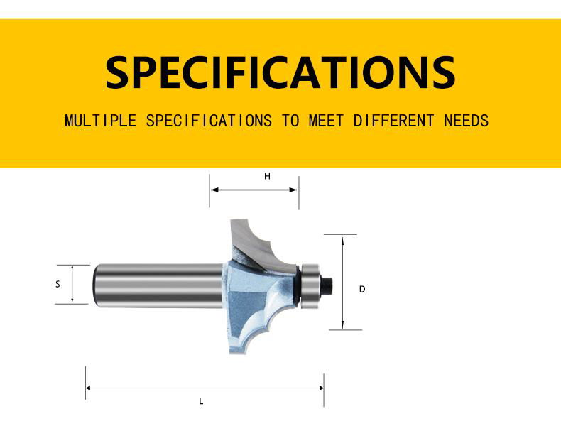 TIDEWAY CLASSICAL MOULDING BIT WITH BEARING 2