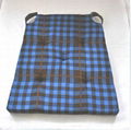 Gingham reversible chair pad