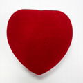 Heart-shaped Velvet Jewelry Box 3