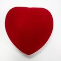 Heart-shaped Velvet Jewelry Box
